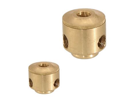 cnc turning brass component custom lighting parts 